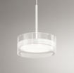 Immagine di Lampadario Aere Perenz Bianco 4 Pendenti Decentrati Led Dimmerabile