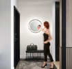 Immagine di Plafoniera Perenz Miro 40cm Specchio Led 3000k Grigio Titanio