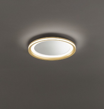 Immagine di Plafoniera Moderna Specchiata Perenz Miro 40cm Led 3000k Dimmerabile