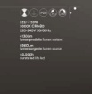 Immagine di Plafoniera Tonda Grigio Perenz Miro 60 cm Specchio Led 59w 3000k