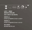 Immagine di Plafoniera Moderna Specchiata Perenz Miro 40cm Led 3000k Dimmerabile