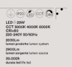 Immagine di Plafoniera Applique Nera Bacchette Led 29w CCT Syncro Perenz