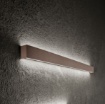 Immagine di Applique Fascia Marrone 59cm Biemissione Led 3000k Rummo Perenz