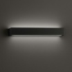 Immagine di Applique Led Moderna Nero 59 cm Biemissione Rummo Perenz