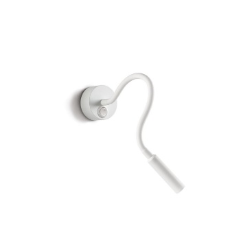 Immagine di Applique Braccio Flessibile Minispy Led 3w Bianco Perenz