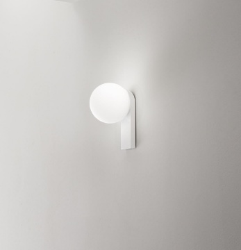 Immagine di Applique Sfera Bianca Talia Perenz IP44 Led 8w 3000k
