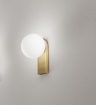Immagine di Applique Talia Perenz Ottone Sfera Bianca Led 8w 3000k Per Bagno