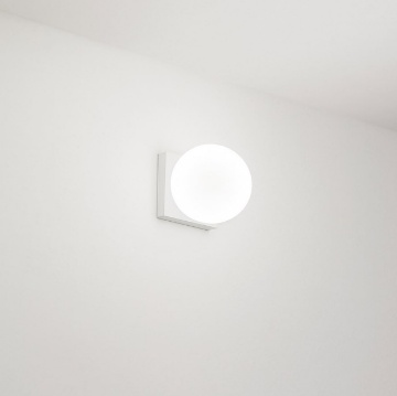 Immagine di Piccola Lampada da Parete Soffitto Sfera Bianca Dot Perenz Led 3000k CRI90