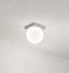 Immagine di Mini Plafoniera Grigio Sfera Vetro Dot Perenz Led 3000k CRI90