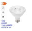Immagine di Lampadina LED PAR38 E27 15w 4000k 1300 Lumen Ottica 38