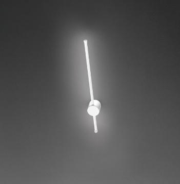 Immagine di Applique Moderna Bacchetta Bianca Led 12w 3000k IP54 Clock Perenz