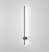Immagine di Applique Perenz Clock Bacchetta Nera 65 cm Led 12w 3000k Per Bagno