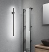 Immagine di Applique Nera Bacchetta Led 20w 3000k  Clock Perenz 97 cm IP54
