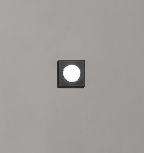 Immagine di Lampada Compatta da Soffitto Parete Nero Led Gx53 Bottone Perenz