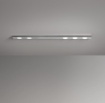 Immagine di Plafoniera Lineare 100 cm Bottone Perenz Grigio 5 Luci Gx53