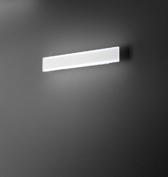 Immagine di Applique Rettangolo Bianco 41 cm Biemissione Led CCT Kante Perenz