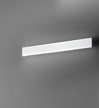 Immagine di Applique Biemssione Led CCT 24w Kante Bianco L61 cm Perenz