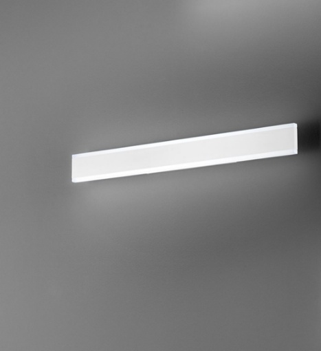 Immagine di Applique Biemssione Led CCT 24w Kante Bianco L61 cm Perenz