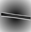 Immagine di Applique Lunga Kante Nero 81 cm Led Biemissione CCT 32w Perenz