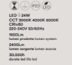Immagine di Applique Nera Moderna Led CCT 24w Perenz Kante 61 cm