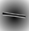 Immagine di Applique Nera Moderna Led CCT 24w Perenz Kante 61 cm
