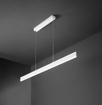 Immagine di Lampadario Led Da Tavolo Rettangolare Bianco 48w CCT Perenz Kante