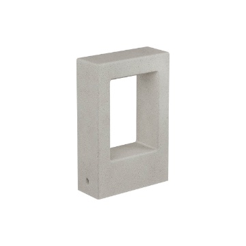 Immagine di Paletto Basso Cemento da Giardino 30cm Led 10w Sander Redo IP65