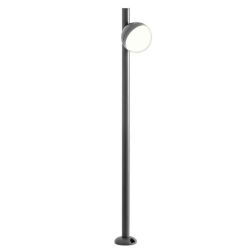 Immagine di Lampioncino Grigio Per Esterni 103 cm Sfera Led 12w 3000k Magnus Redo