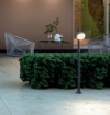 Immagine di Lampioncino Grigio Per Esterni 103 cm Sfera Led 12w 3000k Magnus Redo