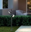 Immagine di Lampione Moderno da Giardino Magnus Antracite Led 20w 3000k Redo