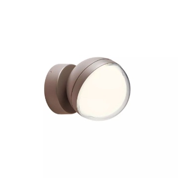 Immagine di Applique Esterna Corten Sfera Luminosa Led 3000k Magnus IP54 Redo