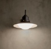 Immagine di Applique Esterno Lanterna Grigio Scuro Con Vetro IP44 Elio Redo