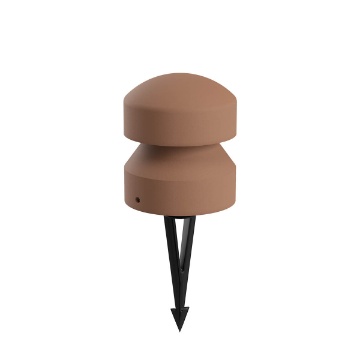 Immagine di Lampioncino Led Cemento Color Mattone con Picchetto Cliff Redo IP65