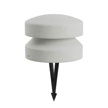 Immagine di Lampada Giardino Cemento con Picchetto IP65 Led 15w Redo Cliff