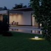 Immagine di Lampione Basso da Giardino Mattone Cemento Led Cliff Redo Con Picchetto
