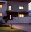 Immagine di Paletto Rotondo Per Giardino Antracite 75cm IP54 Fred Redo