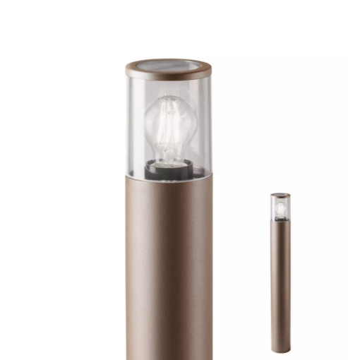 Immagine di Lampione Per Giardino Corten 75cm IP54 Redo Fred 1xE27