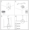 Immagine di Lampadario Nero Per Tavolo Scrivania Led Dimmer 56w Giotto Redo