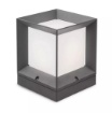 Immagine di Lampioncino Cubo da Giardino Antracite Landmark Redo IP54