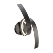 Immagine di Applique Design Nastro Nero Led 11w 3000k Redo Impuls
