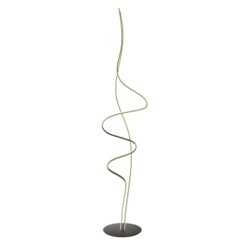Immagine di Lampada da Terra Led Dimmer Impuls Nera Moderna Redo