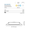 Immagine di Faretto Bianco Incasso Rotondo Slim 170mm Led CCT 12w Intec