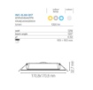 Immagine di Faretto Incasso Quadrato Bianco Intec Slim Led 12W CCT 17x17 cm