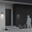 Immagine di Applique Nera da Esterno Con Faretti Orientabili Wall Street IP54 Maytoni