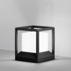 Immagine di Lampioncino Basso Cubo da Giardino IP65 Grafite Trim Maytoni