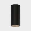 Immagine di Faretto Nero da Soffitto Pipe Led 12w 3000k CRI90 Dimmer Triac ACB
