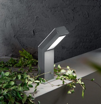 Immagine di Paletto Basso Squadrato da Giardino 40 cm Led 3000k Anglet Isyluce