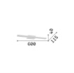 Immagine di Ideal Lux Make-up ap d60 lampada da parete