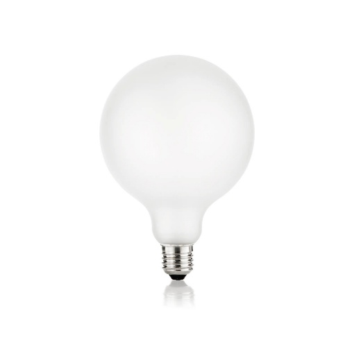 Immagine di Ideal Lux E27 globo d125 08w 3000k cri80 satin intera dimm