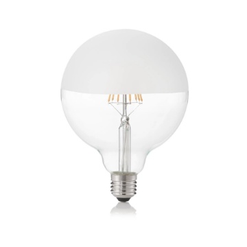 Immagine di Ideal Lux E27 globo d125 08w 3000k cri80 satin mezza